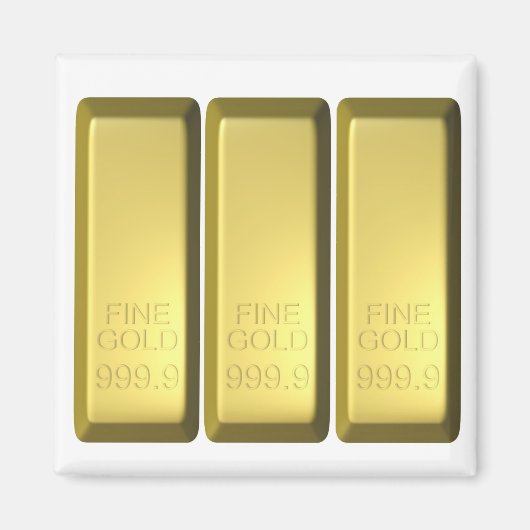 Gold Bar Magneet (Voorkant)