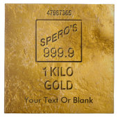 Gold Bar Tegeltje (Voorkant)