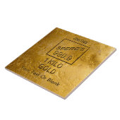 Gold Bar Tegeltje (Zijkant)