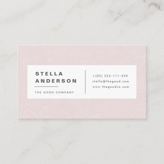 Gold Bar Visitekaartje (Achterkant)