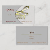 Gold Barber Visitekaartje (Voorkant / Achterkant)