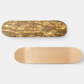 Gold Bark Camo Skateboard (Horizontaal)