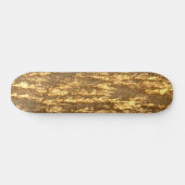 Gold Bark Camo Skateboard (Horizontaal)