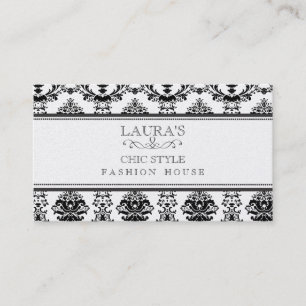 GOLD Baroque Elegant Chic Stylish Mode Business Visitekaartje