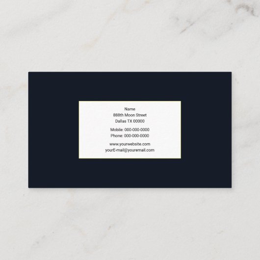 Gold Bat Visitekaartje (Achterkant)