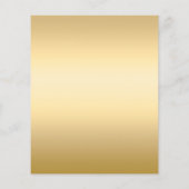 Gold bauble vintage kerstfeest uitnodiging (Achterkant)