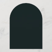 Gold Baubles Christmas Tree Party Kaart (Achterkant)