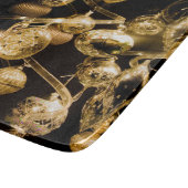 Gold Baubles en Spiral Pattern Snijplank (Hoek)