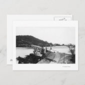 Gold Beach, Oregon Bridge over de rivier de Rogue Briefkaart (Voorkant / Achterkant)