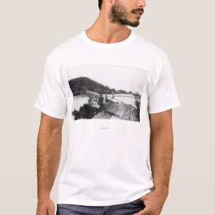 Gold Beach, Oregon Bridge over de rivier de Rogue T-shirt