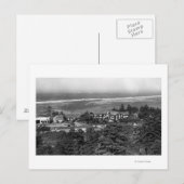 Gold Beach, Oregon Town Uitzicht en Sunset Inn Briefkaart (Voorkant / Achterkant)