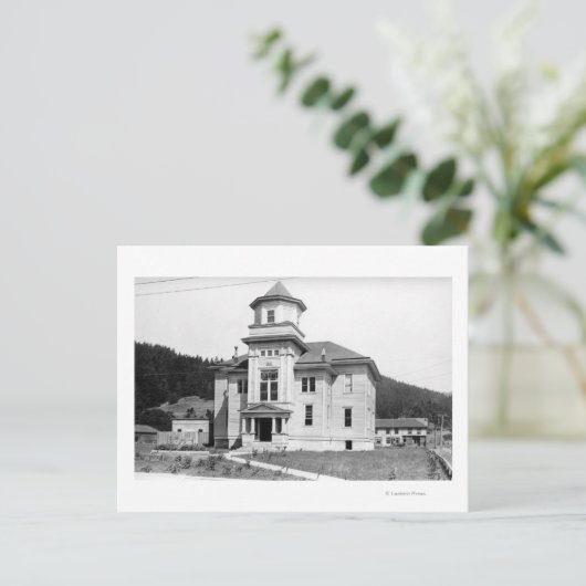 Gold Beach, Oregon Uitzicht of Court Photograp Briefkaart (Staand voorkant)