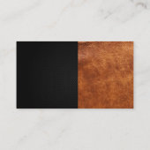 Gold Beauty Logo | leer Visitekaartje (Achterkant)