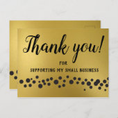 Gold, bedankt! Kaart (Voorkant / Achterkant)