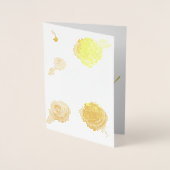 Gold Bedankt zo veel echte Folie Kaart (Voorkant)