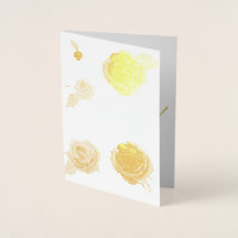 Gold Bedankt zo veel echte Folie Kaart