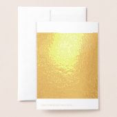 Gold Bedankt zo veel echte Folie Kaart (Met envelop)