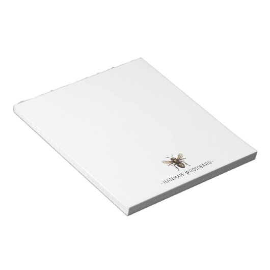 Gold Bee - Aangepast Notitieblok (Schuin)