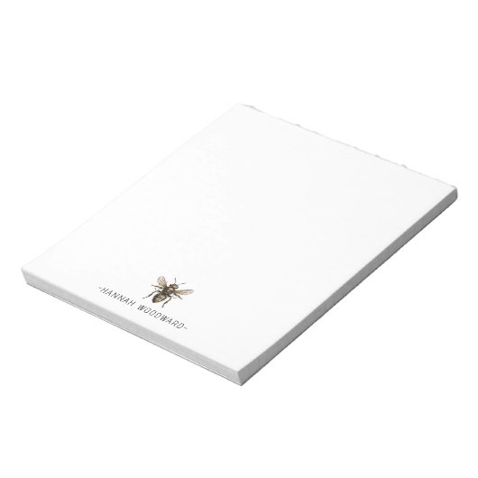 Gold Bee - Aangepast Notitieblok (Linkerzijde)