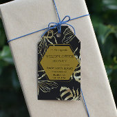  Gold Bee Apiary Gift Label Cadeaulabel
