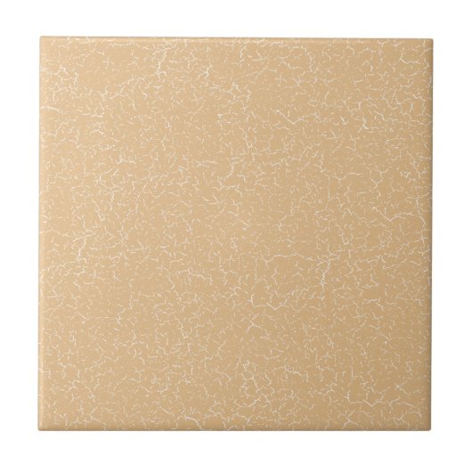 Gold Beige Crackle Glaze Solid Color Tegel Tegeltje (Voorkant)