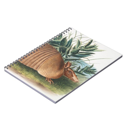 Gold Beige Nine-banded Armadillo Notitieboek (Linkerzijde)