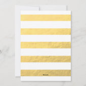 Gold Believe | Vakantieknopkaart Feestdagenkaart (Achterkant)