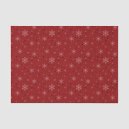 Gold Bells Red Snowflakes Tissuepapier