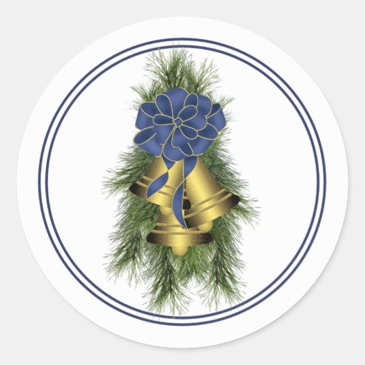 Gold Bells Vakantie Sticker (Voorkant)