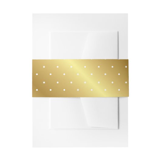 Gold Belly Bands Uitnodigingen Wikkel (Voorkant Voorbeeld)