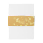 "Gold Belly Bands" Uitnodigingen Wikkel (Achterkant Voorbeeld)