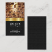 Gold Belt Interior Designer Visitekaartje (Voorkant / Achterkant)