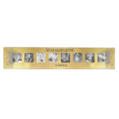 Gold Best Gifts Ever Collage Foto met Kerstmis Medium Tafelloper (Horizontaal)