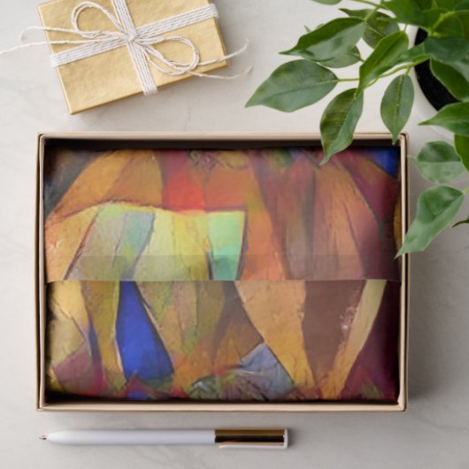 Gold Big Sun Sunflower Elegant Collectie Tissuepapier (Geschenk)