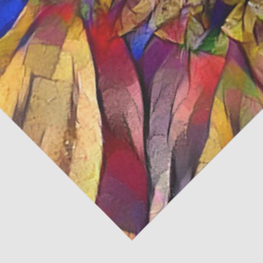 Gold Big Sun Sunflower Elegant Collectie Tissuepapier (Detail)