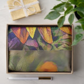 Gold Big Sunflower Elegant Collectie Tissuepapier (Geschenk)