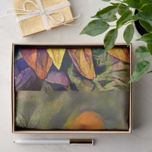 Gold Big Sunflower Elegant Collectie Tissuepapier (Geschenk)