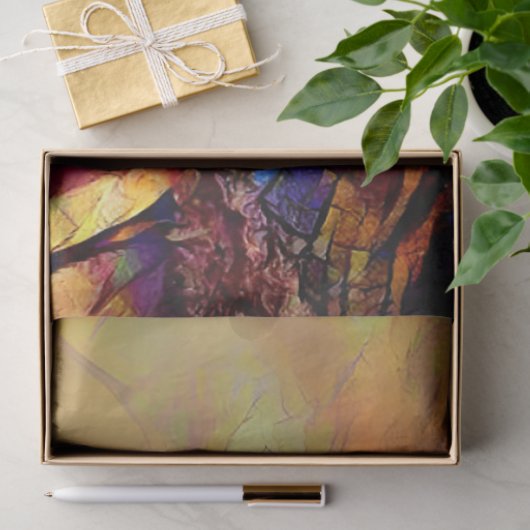 Gold Big Yellow Sunflower Elegant Collectie Tissuepapier (Geschenk)