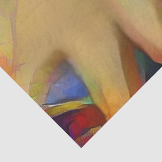 Gold Big Yellow Sunflower Elegant Collectie Tissuepapier (Detail)