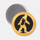 Gold Bigfoot Magneet (Voorkant / Achterkant)