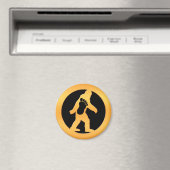 Gold Bigfoot Magneet (Insitu (Vaatwasser))