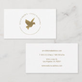 Gold Bird Logo Visitekaartje (Voorkant / Achterkant)