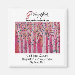 Gold Bird Magneet