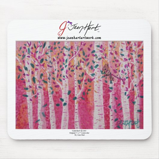 Gold Bird Muismat (Voorkant)