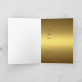 Gold Birthday Party Invitation 50-jarig (Binnen)