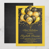 Gold Black 50 en glashelder Kaart (Voorkant / Achterkant)