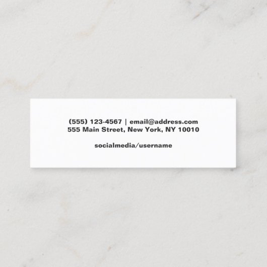 Gold Black Afstuderen Naam Kaart behuizing Contactkaartje (Achterkant)