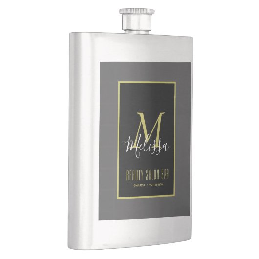 Gold Black Beauty Salon SPA van Melissa Monogram Flacon (Rechts)