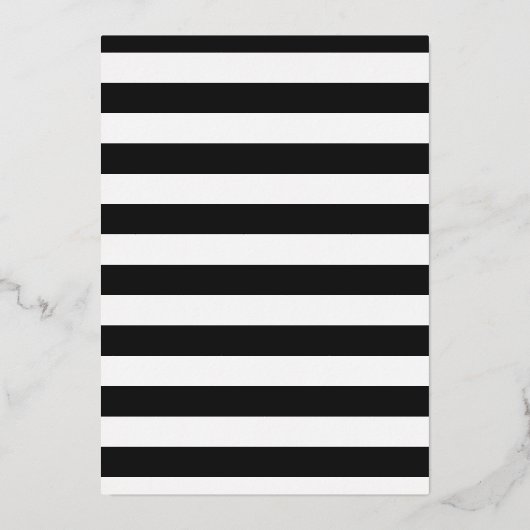 Gold Black Blue Het is een padvinder Baby Folie Uitnodiging (Achterkant)