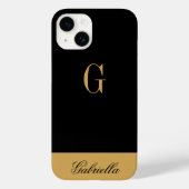 Gold Black Case-Mate iPhone Case (Achterkant)